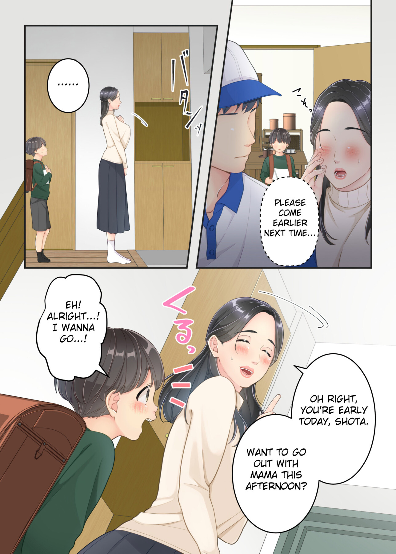 Hentai Manga Comic-My mom and the delivery guy.-Read-17